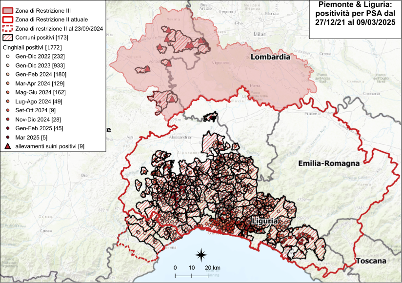 2025 03 09 psa positivi piemonte liguria