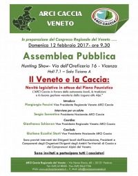 Arci Caccia Veneto: A HIT un convegno sul futuro della caccia